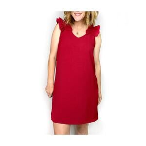 Red Ruffle Dress